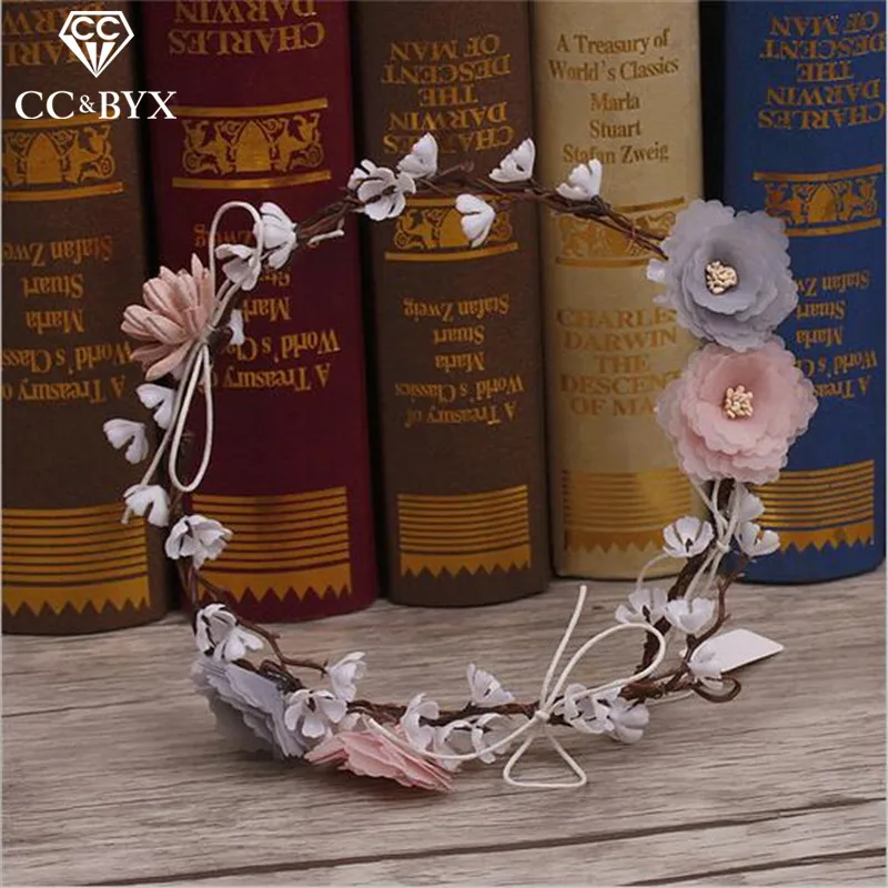 CC Короны Диадемы обруч для волос Женская повязка на голову романтические