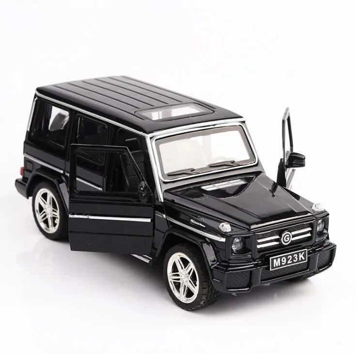 1:24 G65 SUV AMG, модель автомобиля из сплава, игрушка со звуком, светильник, игрушка для автомобиля, игрушки, белый, черный, для мальчиков, детский подарок