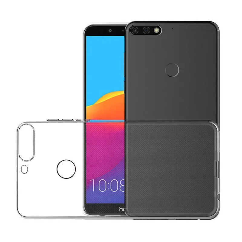 Для Huawei Y7 Prime 2018 силиконовый прозрачный Футляр TPU чехол для телефона Y7Prime Honor 7CL DN L21
