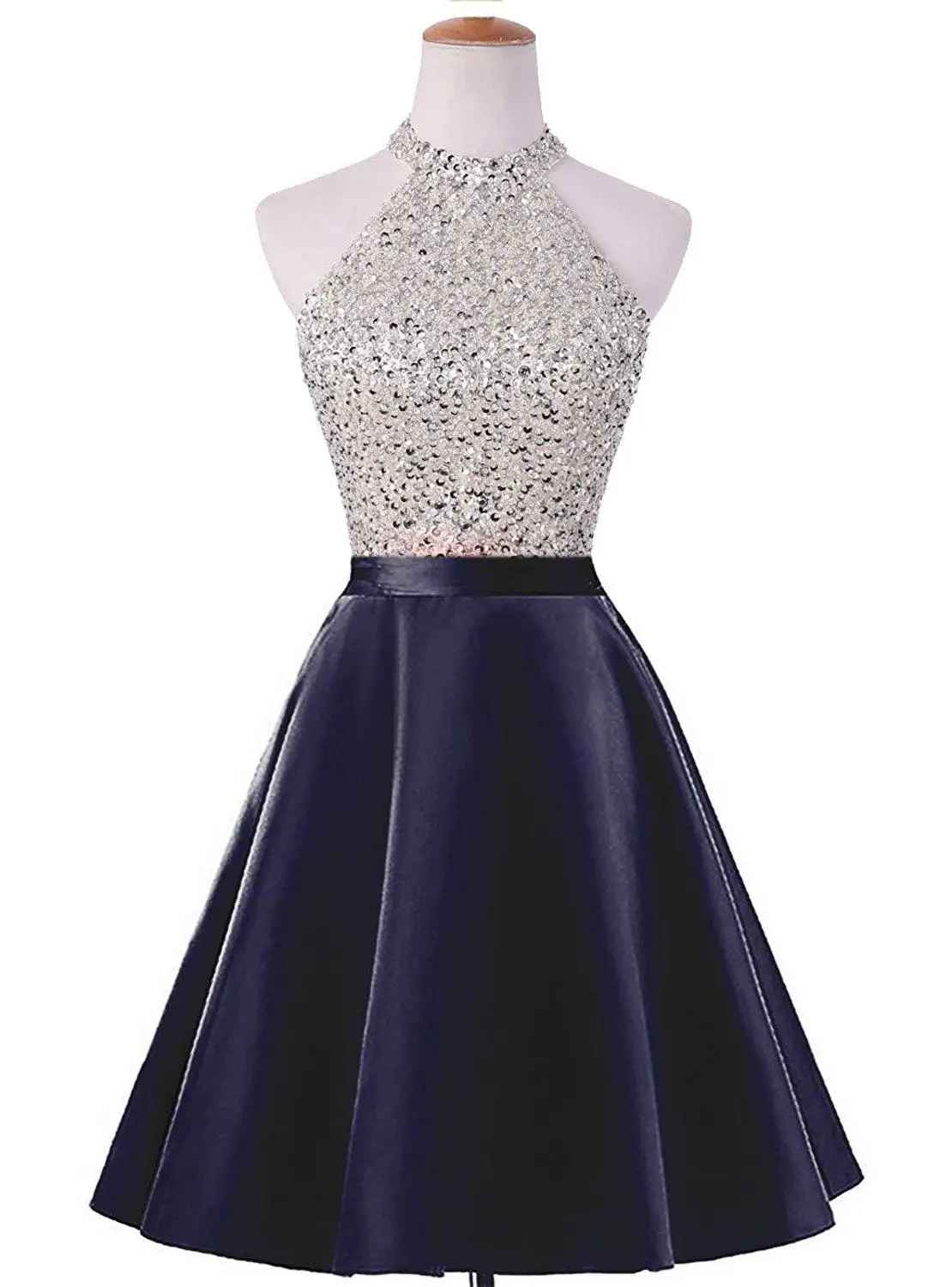 Doragrace vestidos de festa короткое вечернее платье с бусинами для дня рождения платья