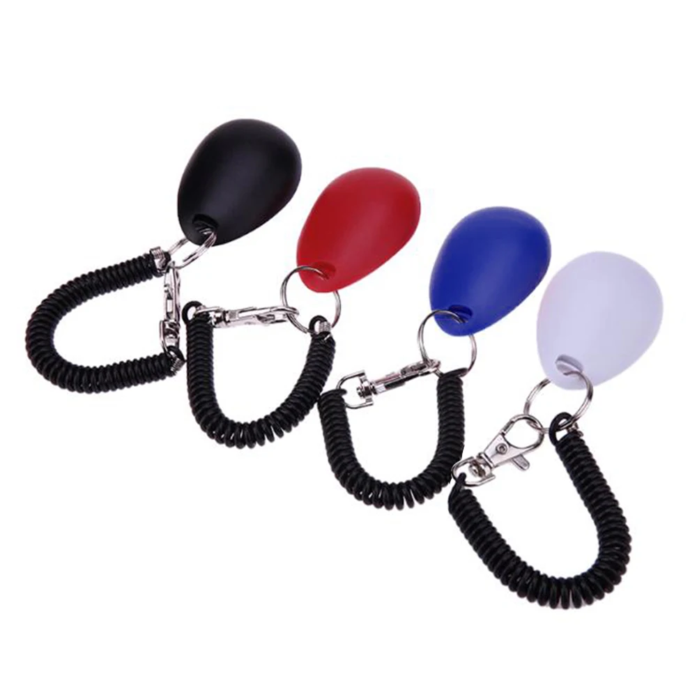 Свисток для обучения собак с ремешком эллипс большая кнопка кликер дрессировки