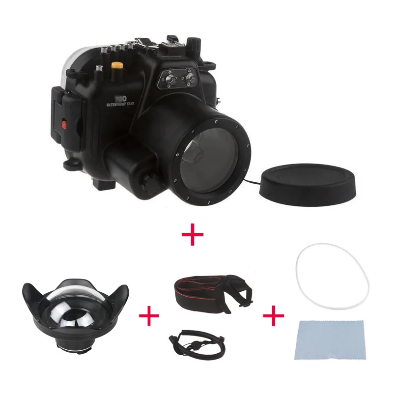Meikon 40 м Корпус для подводной камеры Canon EOS 80D водонепроницаемый чехол дайвинга + WA
