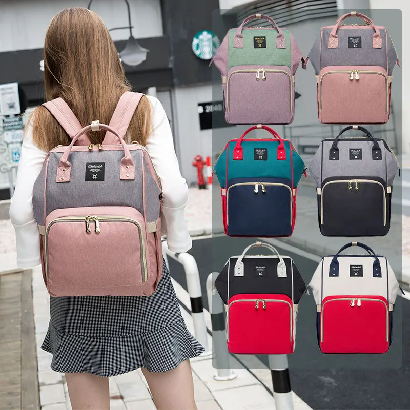 Baby Diaper Bags Fashion Women Backpack Mummy Maternity Nursing Nappy Bag for Mom Travel Organizer Waterproof Designer Care | Мать и
