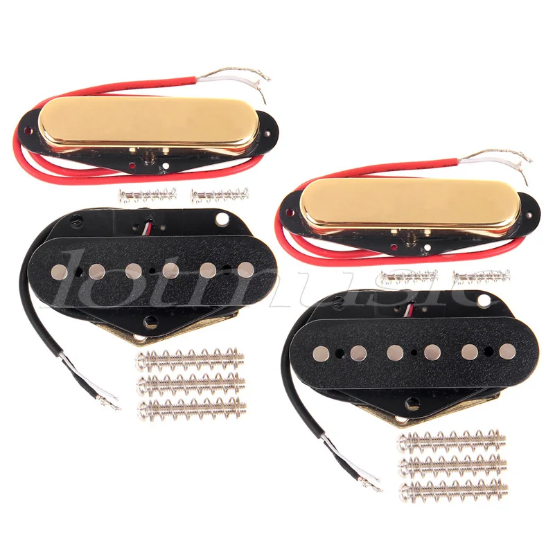 4 одной катушки гитары Пикап шеи и моста для фендера теле Замена|guitar pickup|bridge