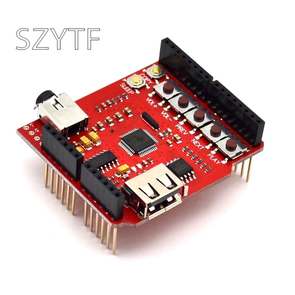 Для usb-модуля MP3 Щит Модуль mp3-плеер модуль для arduino | Электронные компоненты и