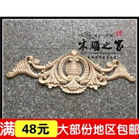 dongyang woodcarving flower wood applique european cross gate flower carved furniture cabinets cost accessories wh