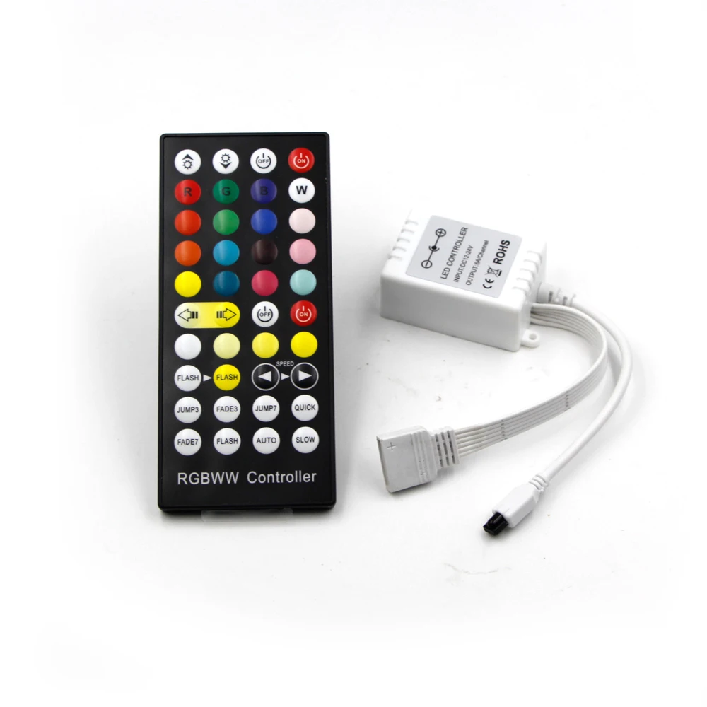 RGB CCT удаленного Управление Лер диммер DC 12 В 24 40KEY RGBW ИК пульт дистанционного для