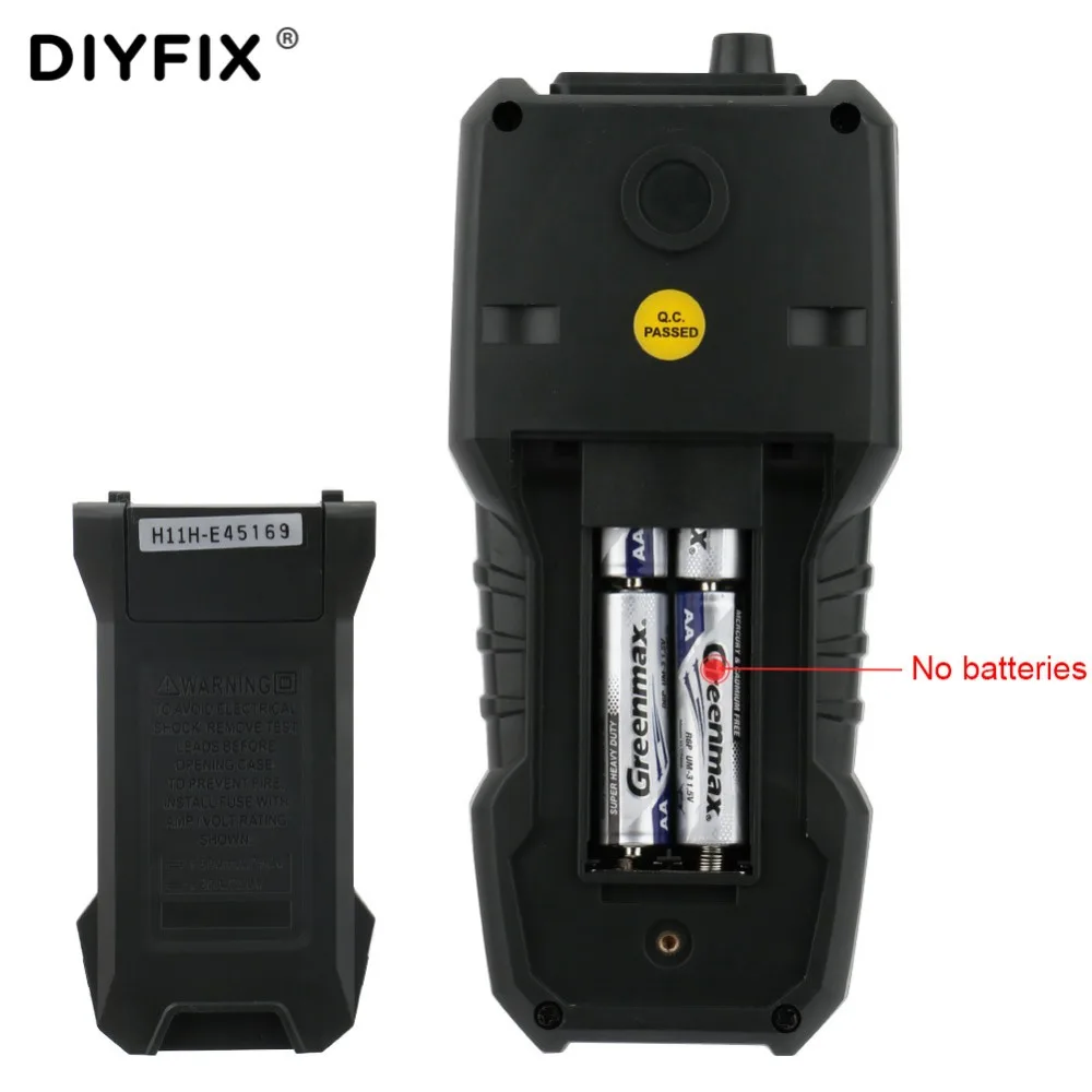 Портативный цифровой мультиметр DIYFIX для измерения напряжения сопротивления