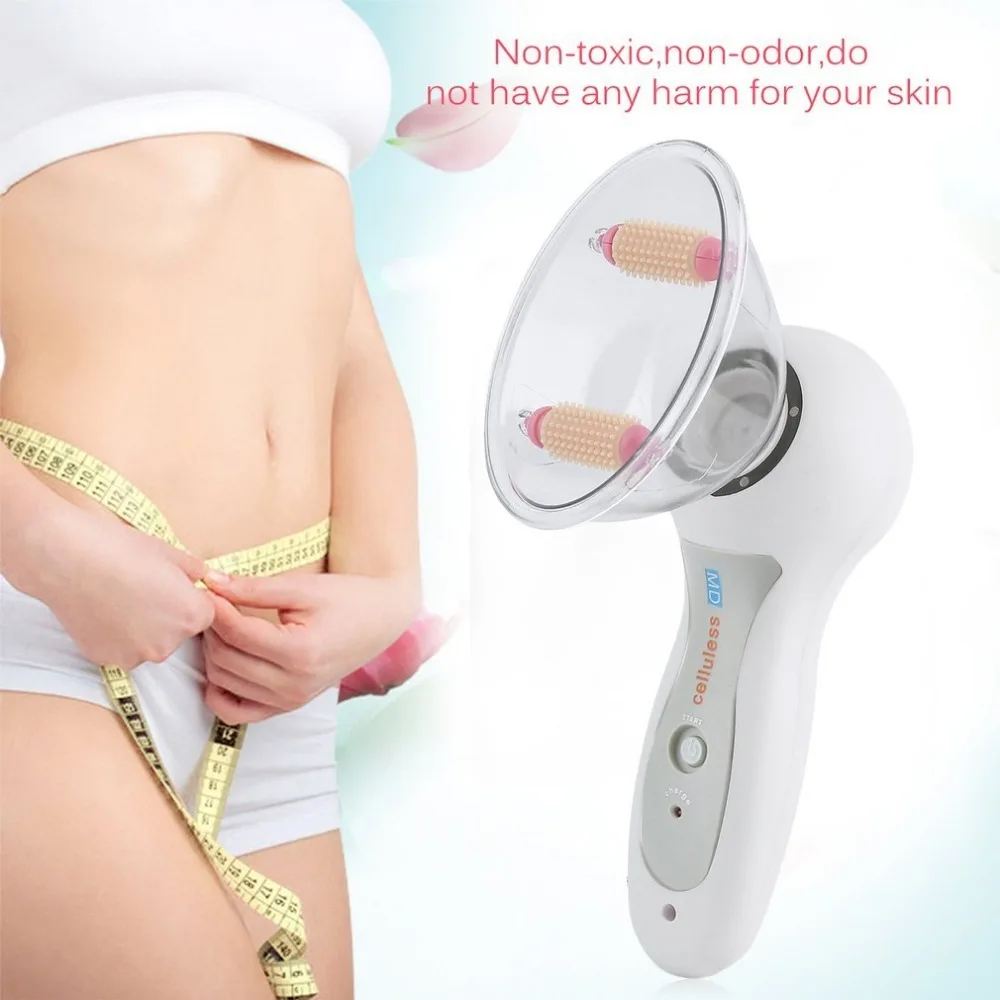 

Body Vacuum Cans Anti-Cellulite Massage Roller Massager Slimmer Device Fat Burner Suntion Cup Therapy Treatment Tool US EU Plug