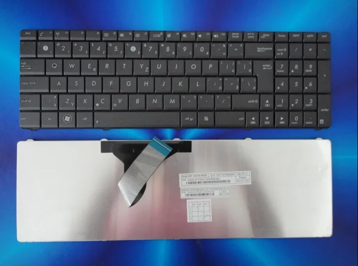 Бесплатная доставка новая словакийская клавиатура для ASUS N53 N73S N73SV N73JF X54H K55D P53S N52J