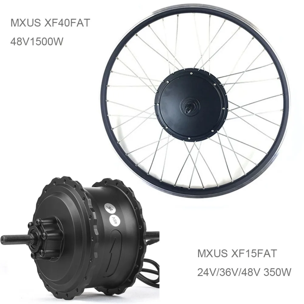 Электрический складной велосипед автомобиль в, 36 В, 48V 350W 1500W Mtb складные грипы для безредукторных велосипеда Mxus Xf40Fat Байк, способный преодолевать Броды Запчасти заднего колеса мотор для центрального движения