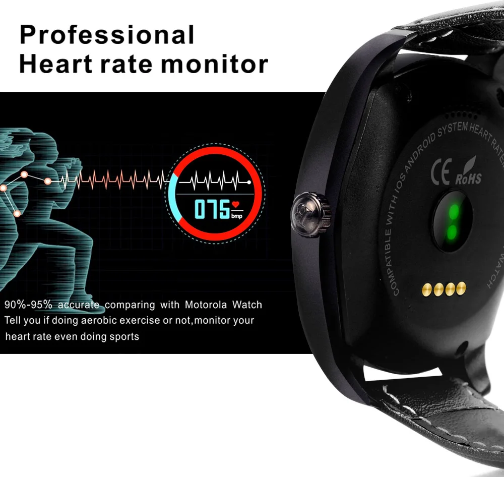 Смарт часы Timethinker K89 с Bluetooth для мужчин и женщин умные браслет монитор сердечного