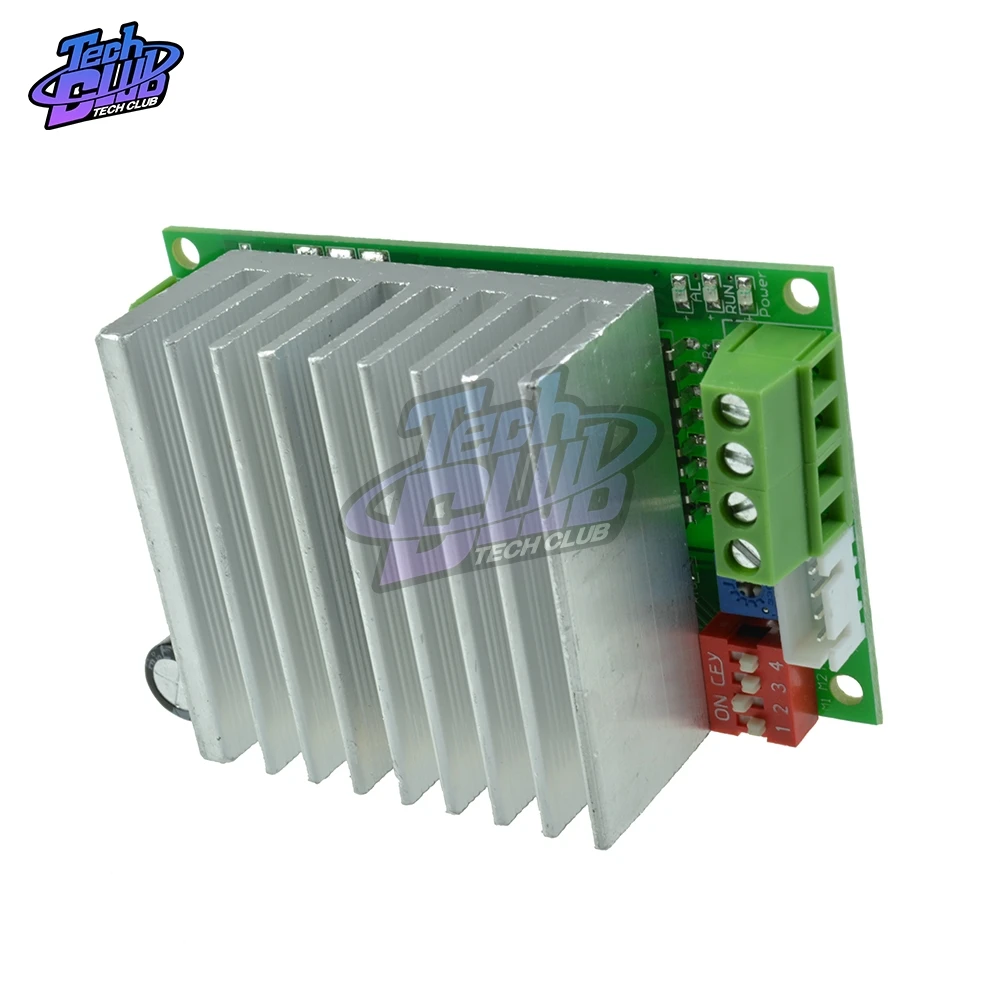 TB6600 DC 10V 45V 4.5A CNC одноосный Драйвер шагового двигателя платы контроллера 6N137