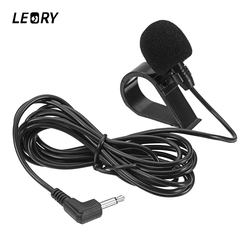 LEORY мини автомобиль петличный микрофон 3 5 мм Jack проводной моно лацкальный
