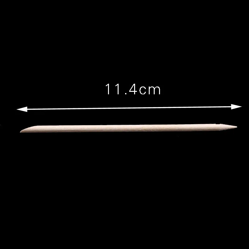 Палочки для кутикулы из апельсинового дерева двухсторонний толкатель 50 шт./упак.