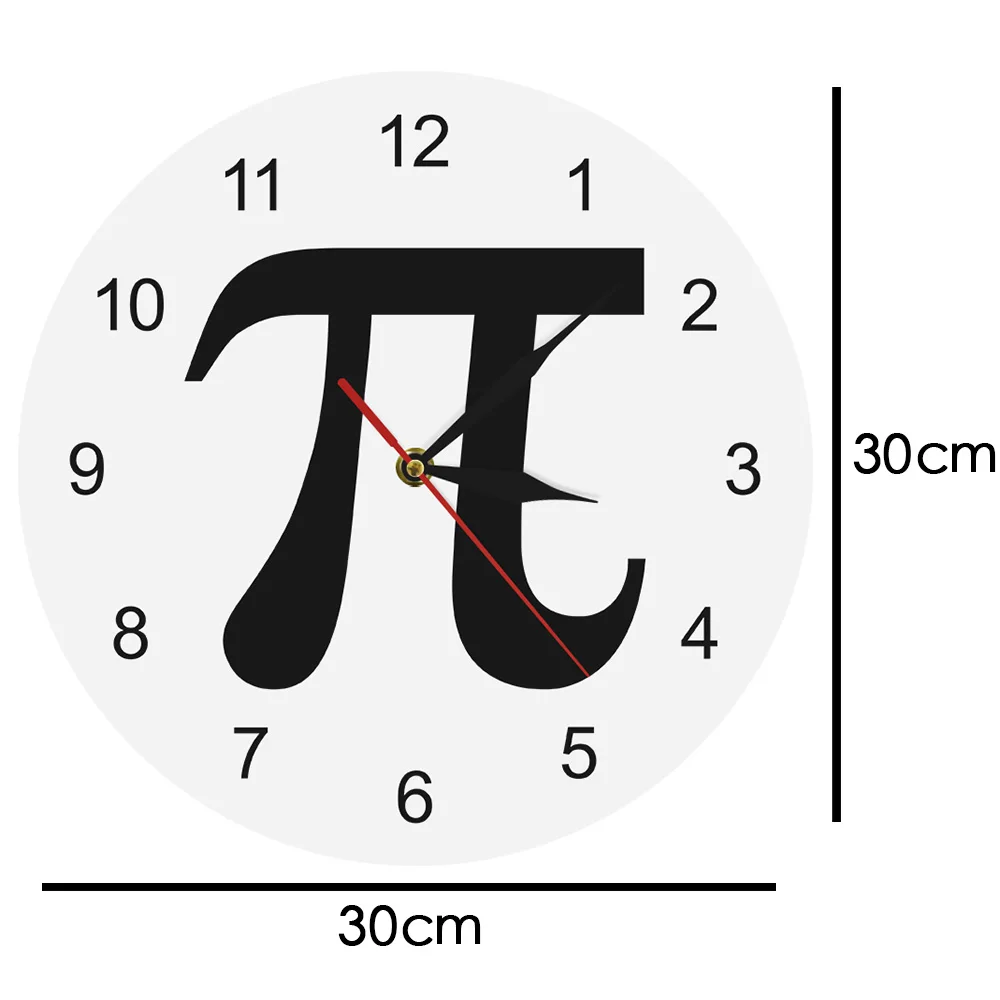 Творческие Pi математические числа настенные часы число Пи гейк нерд шикарные для