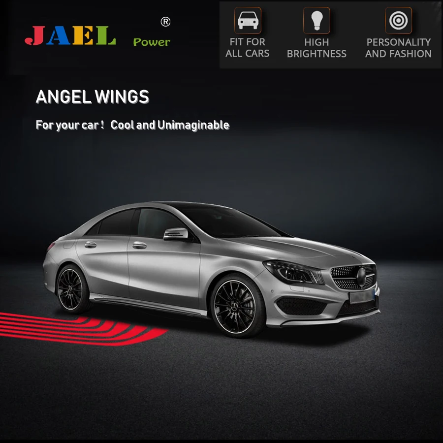 Внедорожник Мотоцикл крылья Ангела огни Крылья светодиодный Добро пожаловать