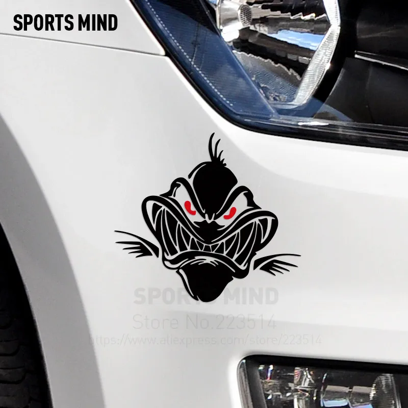 3 Pieces Sports mind fish Car Sticker Decal For volkswagen ford focus 2 audi a3 bmw e46 opel astra seat stickers car accessories |