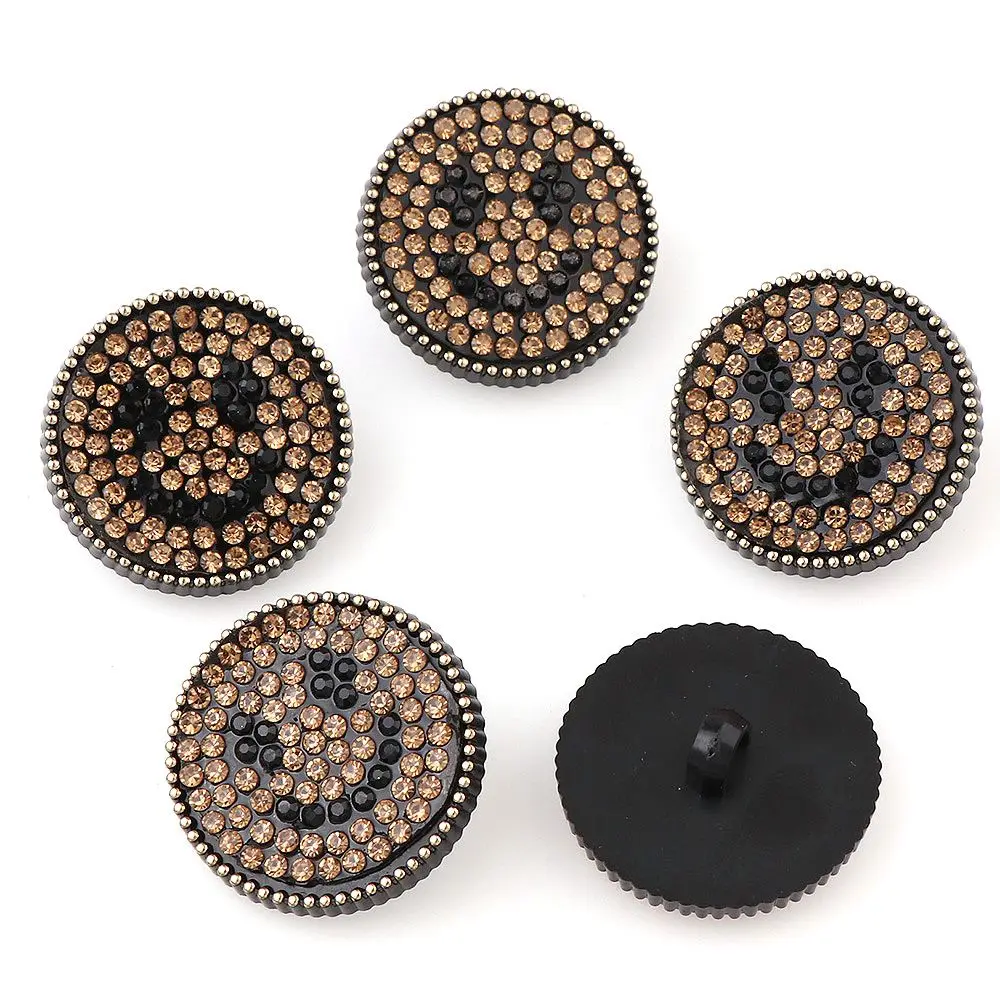 30mm-8 10 шт./компл. пуговицы с леопардовым рисунком и круглым С кристалалми и стразами; резинка для волос, обтянутая тканью; веревка кнопка модные женские туфли дикий ободки для волос с шаровой головкой Аксессуары для волос - Цвет: 30mm-8