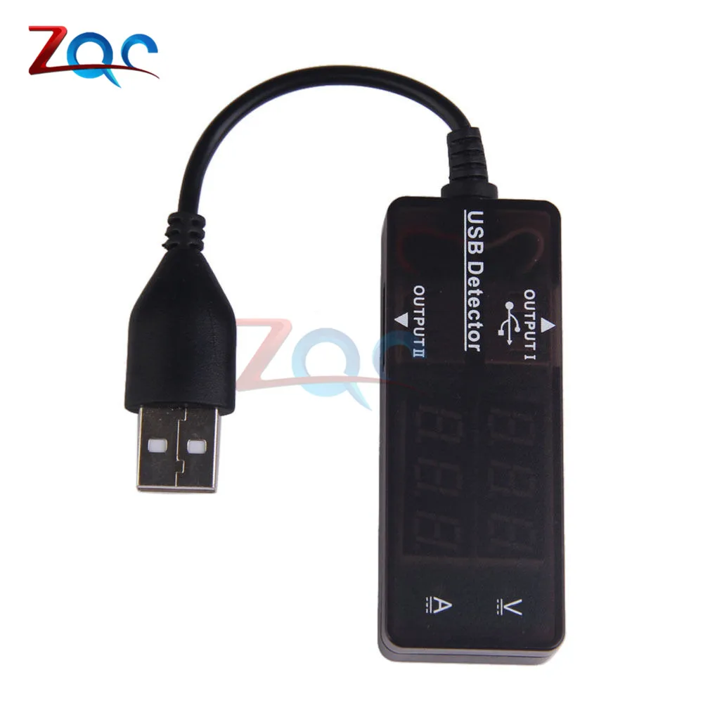 New Portable Pocket USB Voltmeter Ammeter Charger Doctor Tester Voltage Current Meter LED Digital Dual Power Detector HR | Инструменты