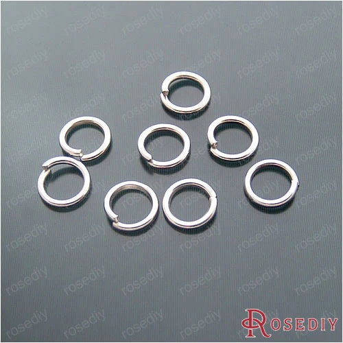 Wholesale Imitation Rhodium Diameter 3mm-20mm Round Metal Iron Jump Ring Diy Accessories (JM3067) | Украшения и аксессуары