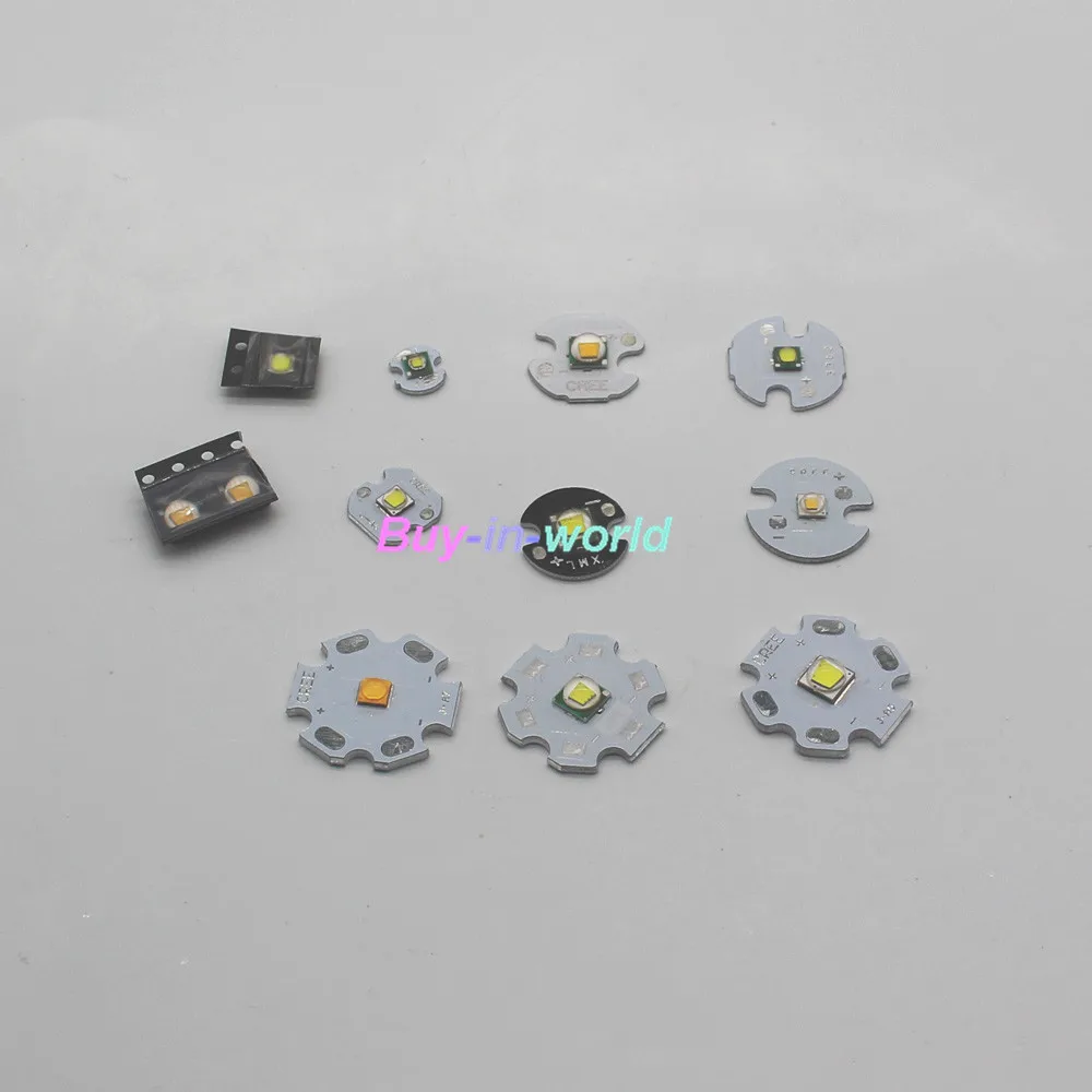 1 шт. CREE XPE XPE2 3 Вт XTE XPG XPG2 XML T6 XML2 10 светодиодный эмиттер чип лампа высокой мощности