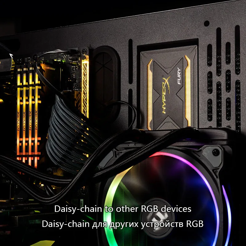 Внутренний твердотельный накопитель Kingston RGB HyperX FURY 2 5 дюйма SATA III 240 ГБ 480 960 HDD