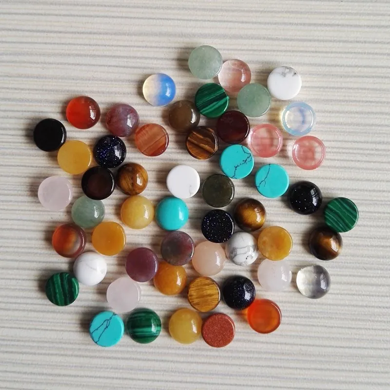 Круглые бусины кабошона диаметр 8 10 12 14 16 18 20 мм 50 шт./лот|cabochon beads|stone roundfashion beads |