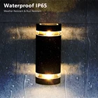 Настенная светодиодная водонепроницаемая лампа-вверх и вниз, уличное настенное освещение для крыльца в современном стиле, лампа с двойными головками E27, 85-240 В переменного тока, IP65