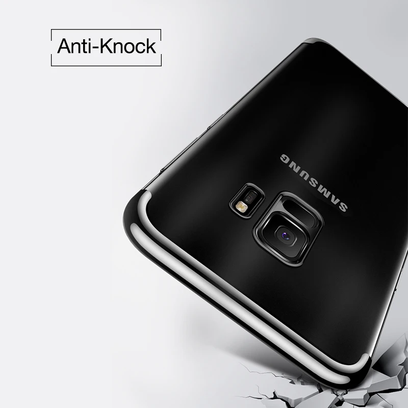 Cafele с украшением в виде кристаллов Прозрачный чехол для samsung S9/S9 большого