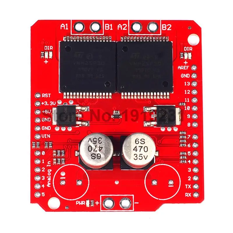 Monster Moto Shield VNH2SP30 stepper motor driver module high current 30A replace by VNH3SP30 | Обустройство дома