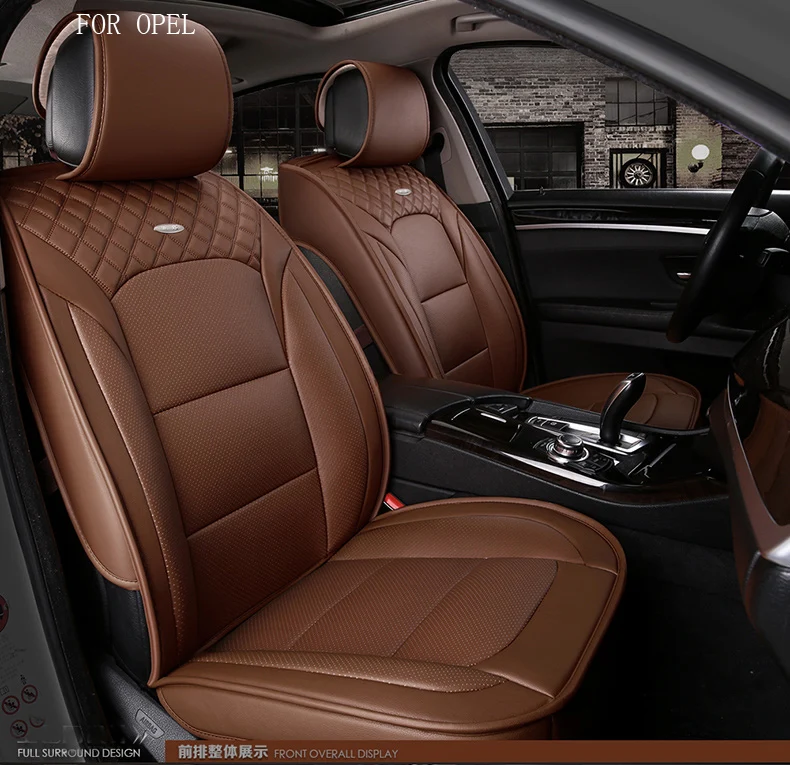 Водонепроницаемый искусственная кожа сиденья для Opel Astra H G знаки vectra c J Zafira