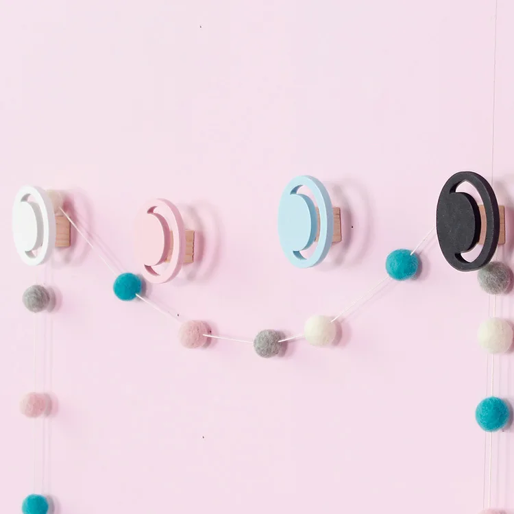 1 шт. милый деревянный настенный Декор в скандинавском стиле для детской комнаты