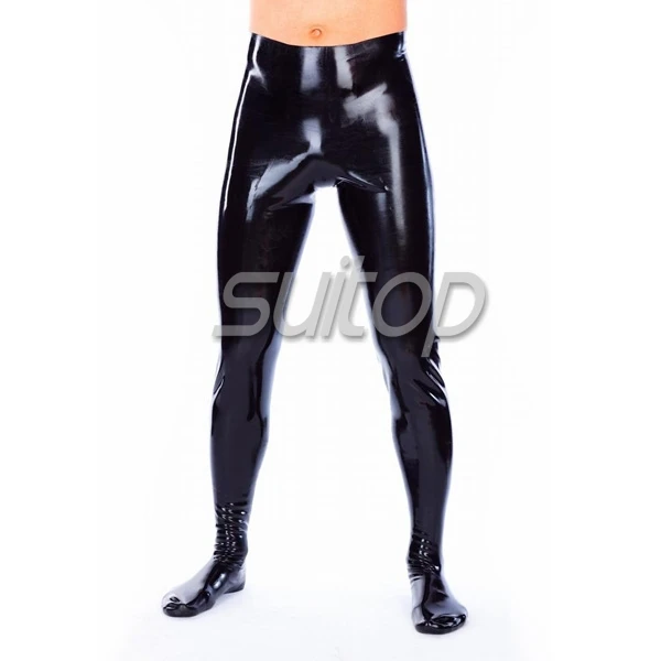 Latex tights rubber pants with feets