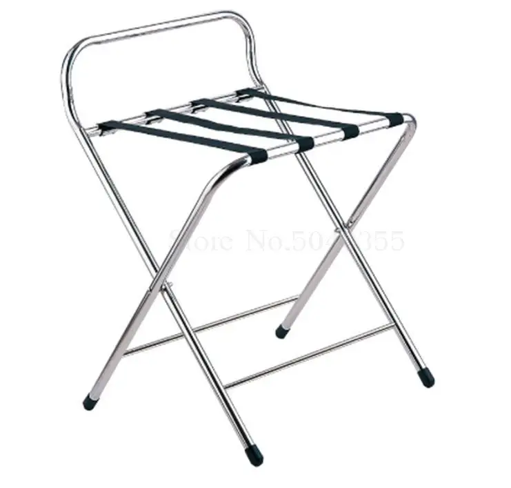 Hotel luggage rack stainless steel rack hotel room folding luggage clothing tray rack home office - Цвет: VIP 3