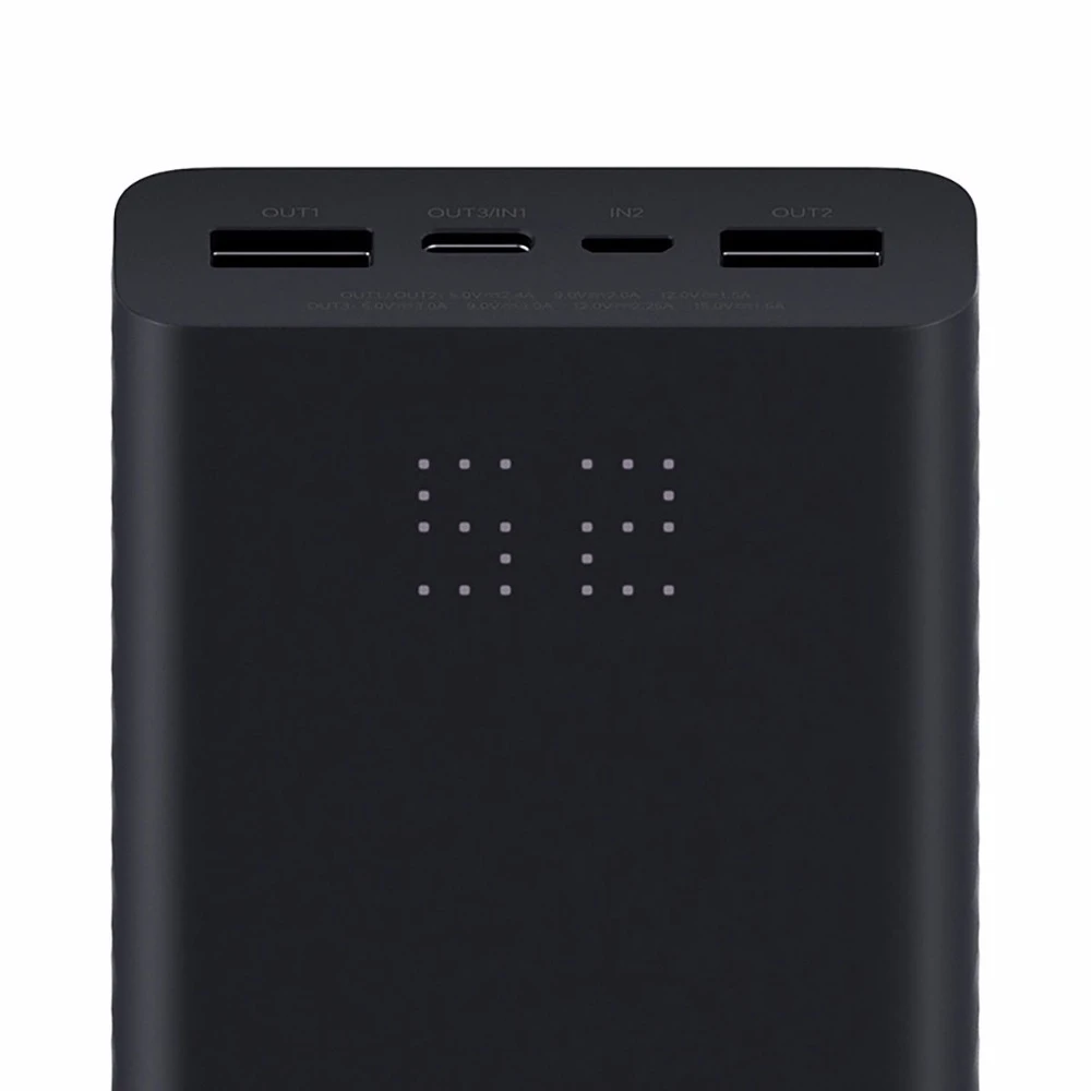 Xiaomi ZMI внешний аккумулятор внешнее зарядочное устройство 20000 мАч 3 7 в 74Wh Dual USB