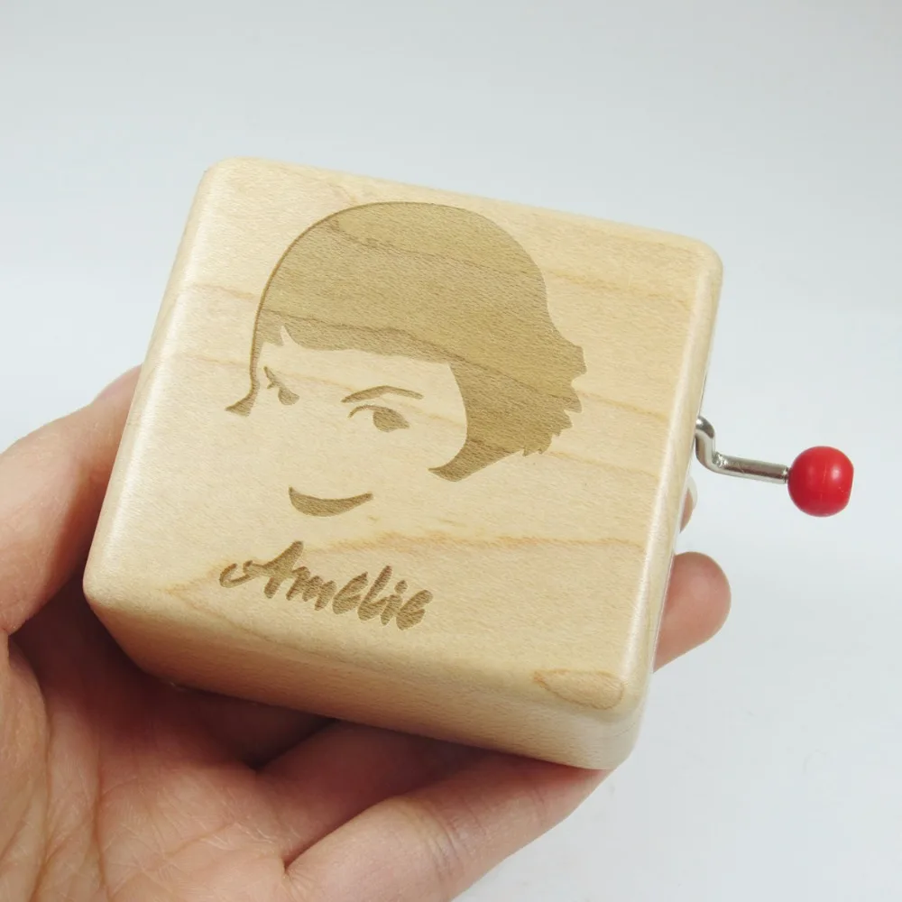 Ручная работа Smilelife деревянная музыкальная шкатулка Ameilie брендовая Подарочная