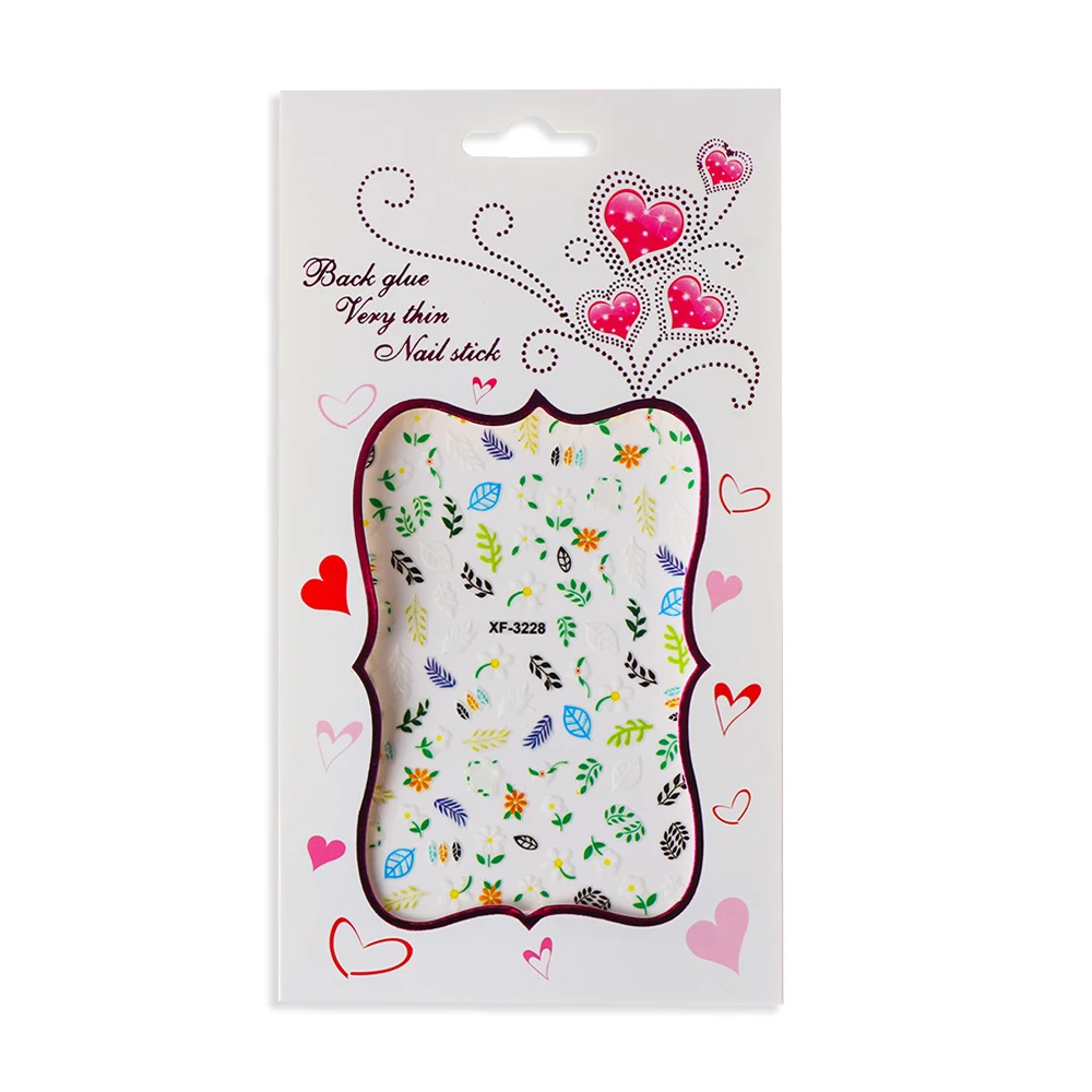 Новые летние стили наклейки для ногтей цветок одна линия кактус авокадо водяной