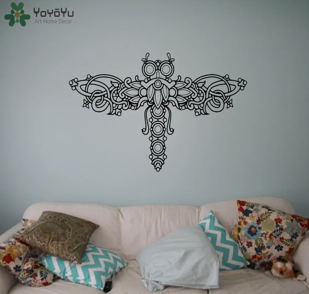 Стрекоза настенные наклейки для детской комнаты милые Настенная Наклейка с