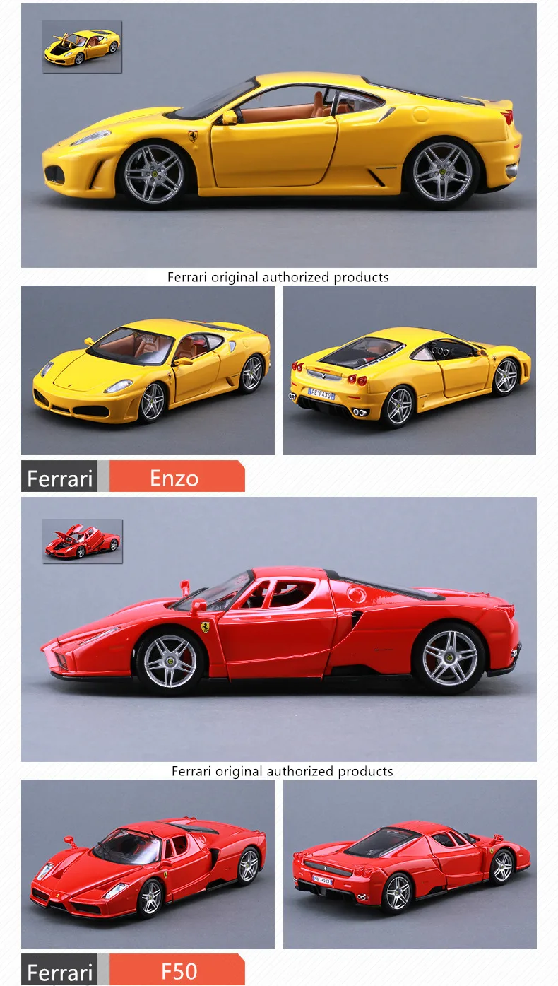 Bburago 1:24 Ferrari FXXK rad коллекция производитель авторизованный имитационный сплав модель автомобиля ремесла украшение коллекция игрушек