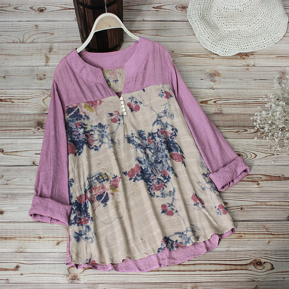 Женские топы женская блузка Пляжная летняя Свободная Повседневная модная