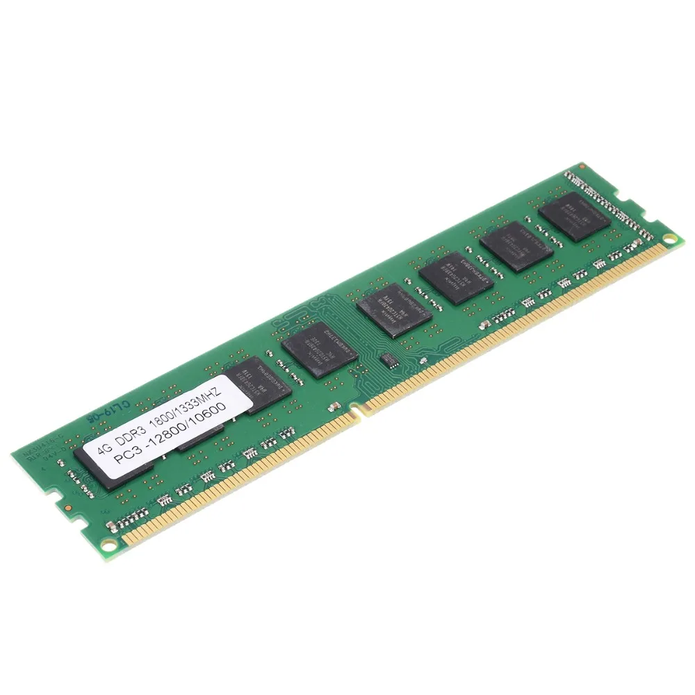 Двухканальный Профессиональный 4 Гб PC3-10600 DDR3 1333 МГц 240Pin 4G Оперативная память для настольных компьютеров AMD ПК Память DIMM Оперативная память
