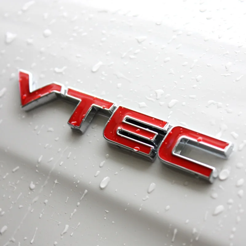 Noizzy i VTEC Ho 2 4 автомобильный стикер Авто красная эмблема хромированный значок 3D