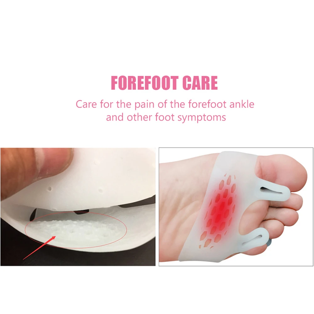 Защитные накладки для обуви Demine мягкие гелевые вставки Hallux Valgus снятия