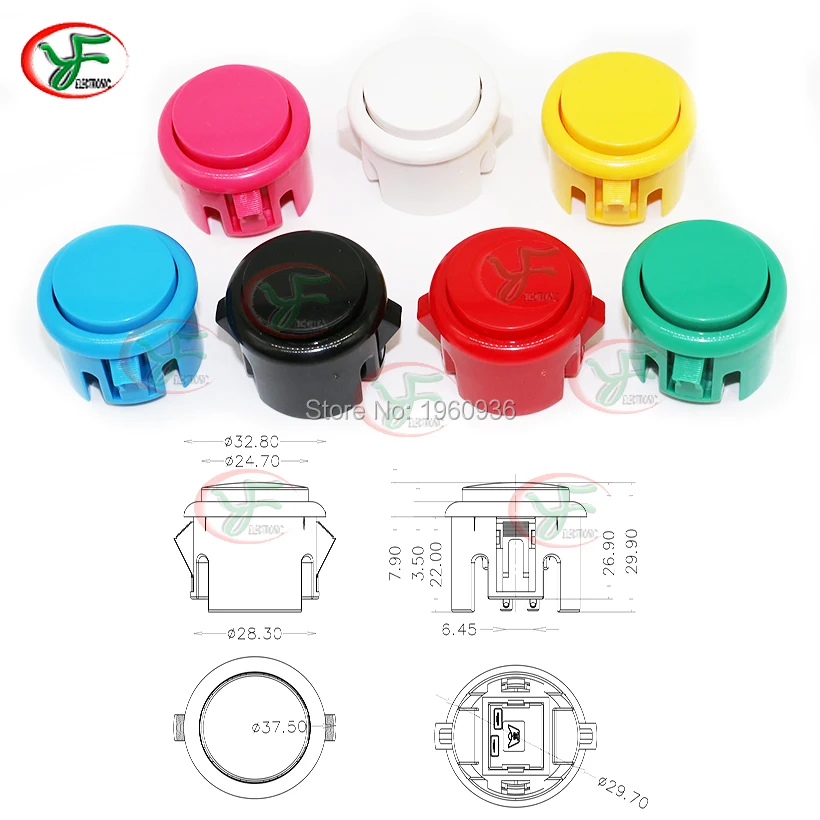 1* Zero Delay USB Encoder To PC /PS3 With Cable Copy SANWA Joystick 10* Push Button For Arcade DIY Kit MAME | Спорт и развлечения