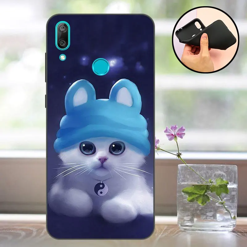 Huawei y5 2019 Case Y5 Silicone Cover Matte Soft Phone case Y 5 AMN-LX9 AMN-LX2 AMN-LX1 bumper | Мобильные телефоны и