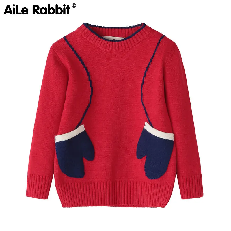 Новинка 2018 осенне зимняя детская одежда AiLe Rabbit свитер с длинным рукавом мягкие