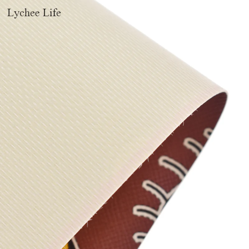 Lychee Life милые принты из искусственной кожи швейные поделки одежда A4 ткань DIY сумки