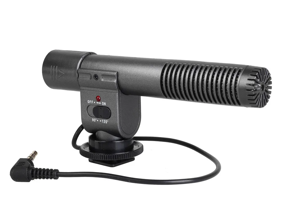 

Without Battery ! Camera Photo Studio Accessories Stereo Interview Microphone for Canon Nikon Sony DSLR DV