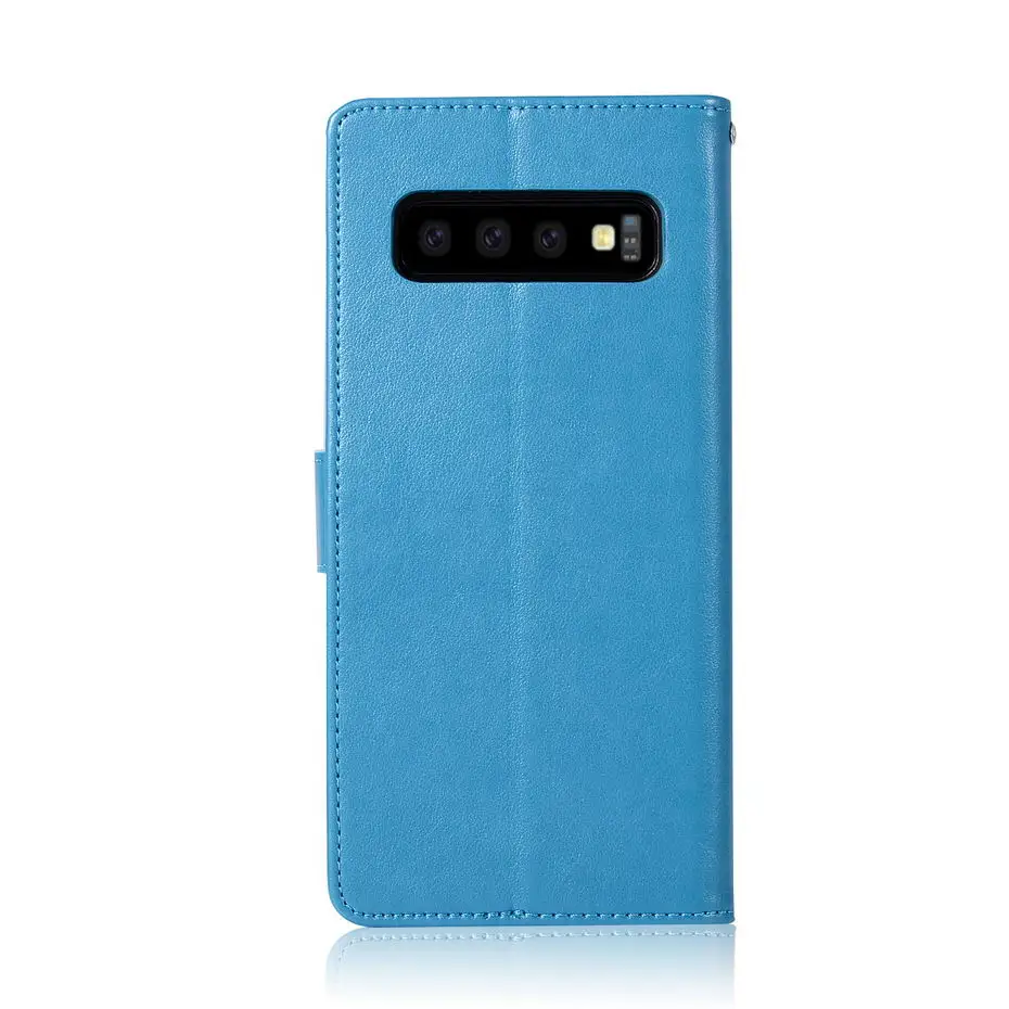 Роскошный кожаный чехол бумажник для телефона Samsung Galaxy S10 Plus книжка Lite с объемным